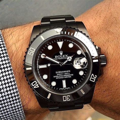 all black rolex submariner